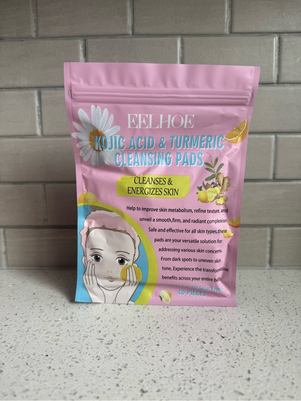 EELHOE Kojic Acid & Turmeric Cleansing Pads